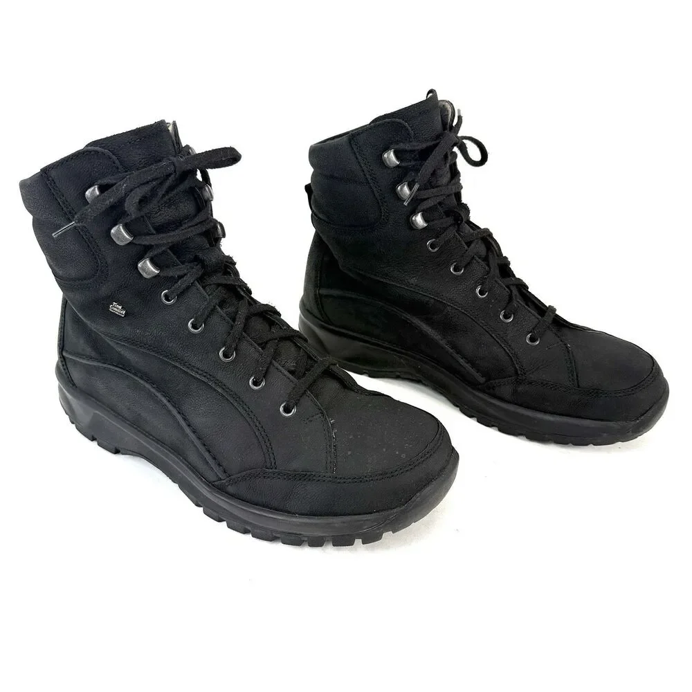 Finn Comfort Mens UK8 / US9 Boots Whistler Casual Lace-Up Ankle Outdoor Leather